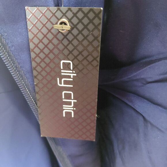 City Chic Sapphire Entwined Dress women’s plus size XL/22 - Picture 4 of 7